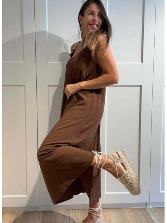 Vestido Eslabones NARELLA Marrón HEVE