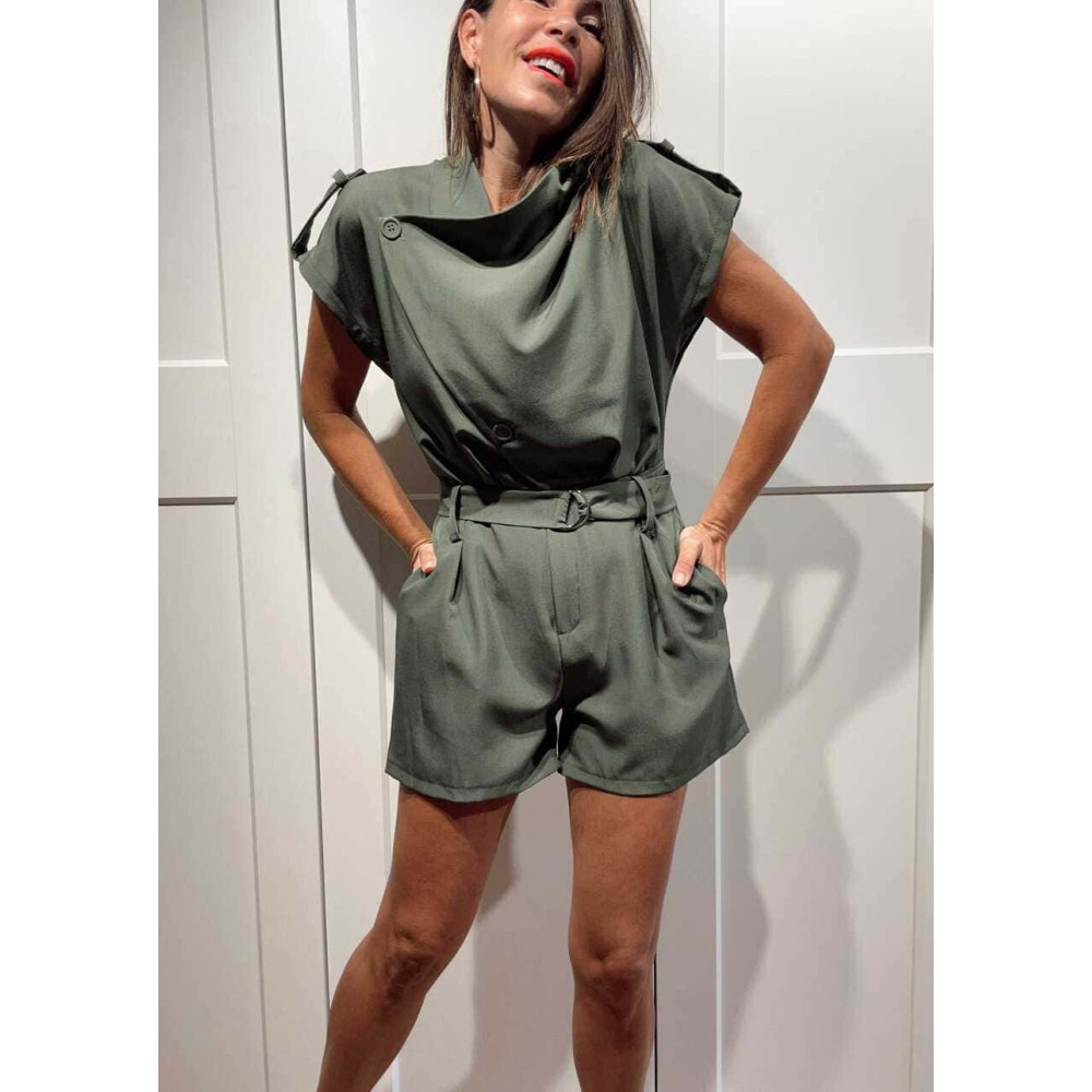 Mono Corto Militar MERVICK Verde HEVE