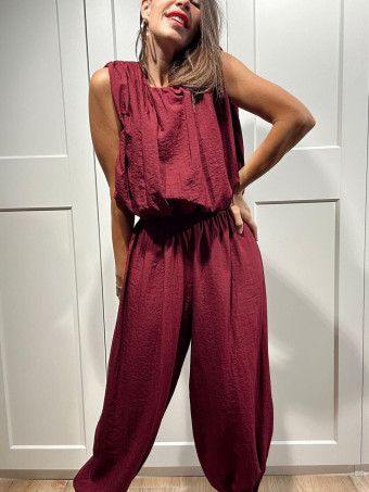 Conjunto Cuerpo y Jogger REKHA Burdeos HEVE
