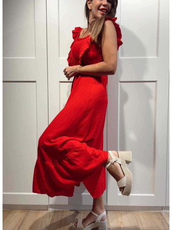 Sandalia Rústica con Plataforma BIRKITTA Beige HEVE