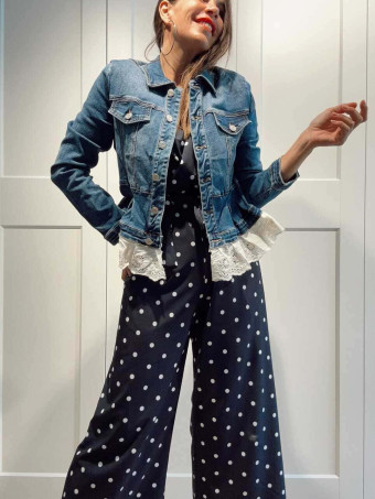 Mono Lunares Casual Style ZAFFORA Marino HEVE