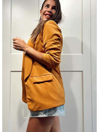 Blazer Frunces BIANCA Mostaza HEVE