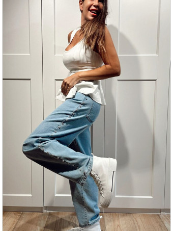 Cuerpo Peplum ROMICE Blanco HEVE