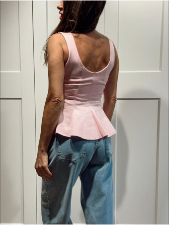 Cuerpo Peplum ROMICE Rosa HEVE