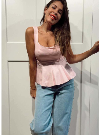 Cuerpo Peplum ROMICE Rosa HEVE