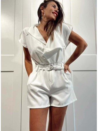 Mono Corto Militar MERVICK Blanco HEVE