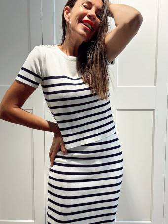 Conjunto Punto Marinero Rayas DOYRE Marino HEVE