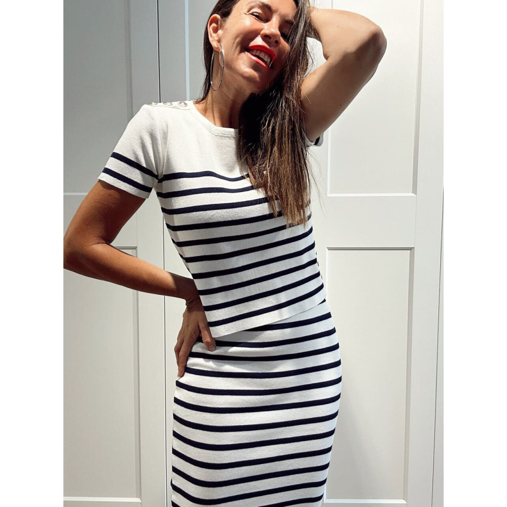 Conjunto Punto Marinero Rayas DOYRE Marino HEVE