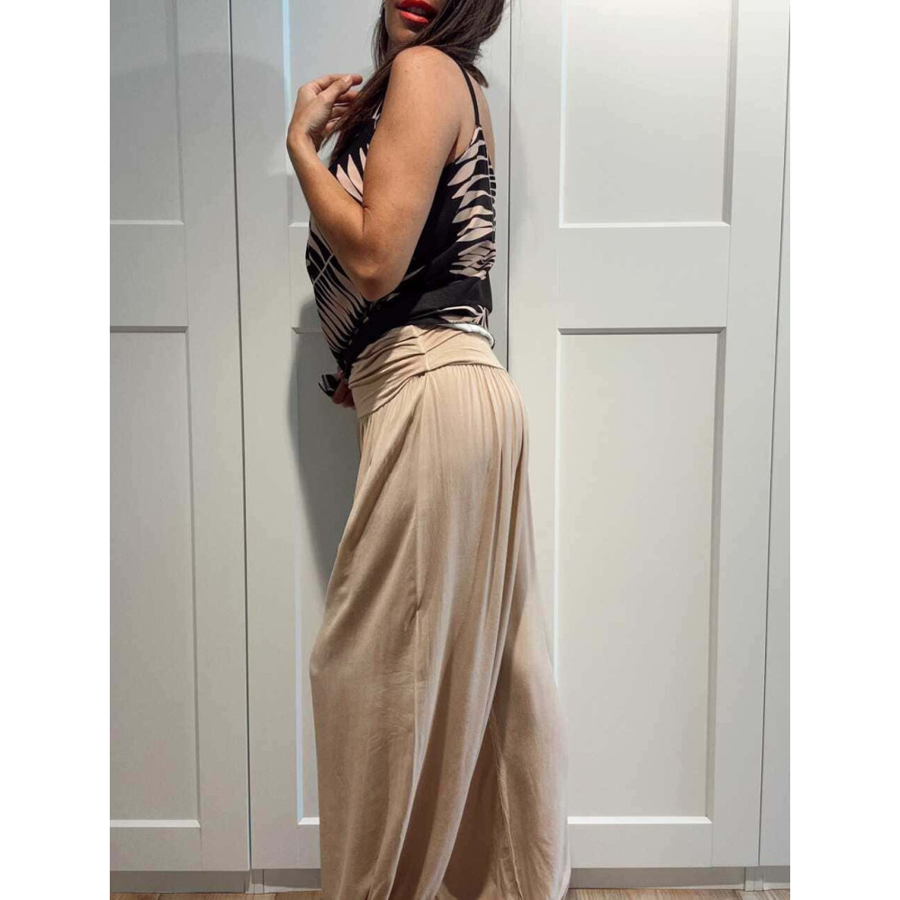 Pantalón Harem ALADDÍN Taupe HEVE