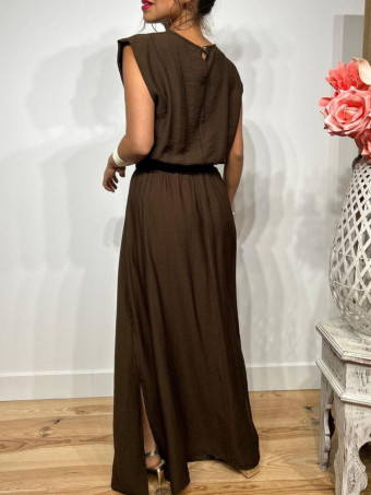 Conjunto Cuerpo y Falda VIONCE Marrón HEVE