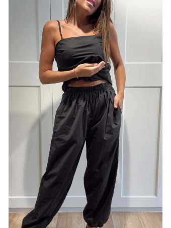 Conjunto Cuerpo y Pantalón CHIVIA Negro HEVE