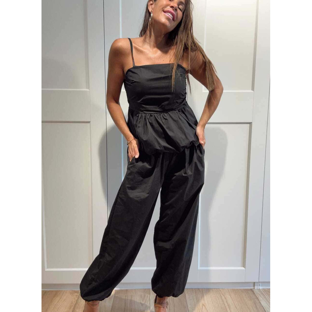 Conjunto Cuerpo y Pantalón CHIVIA Negro HEVE