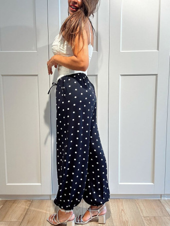 Pantalón Jogger Lunares CHIREL Marino HEVE