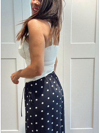 Top Corsetero Encaje VIVIENNE Crudo HEVE