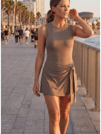 Mono Corto Pareo ROXIE Taupe HEVE