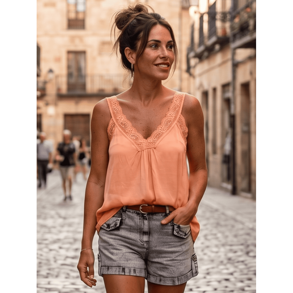 Cuerpo Lencero SHAILENE Naranja Flúor HEVE