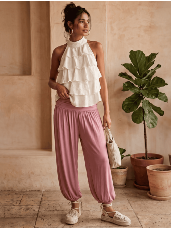 Pantalón Harem ALADDÍN Rosa HEVE