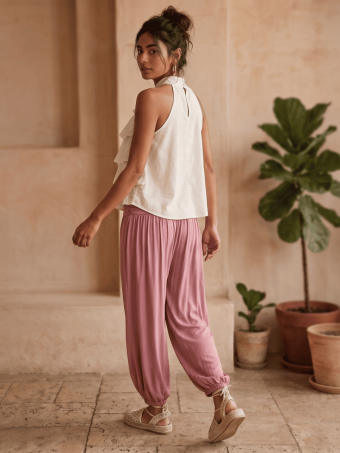 Pantalón Harem ALADDÍN Rosa HEVE