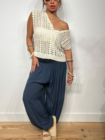 Pantalón Harem ALADDÍN Marino HEVE