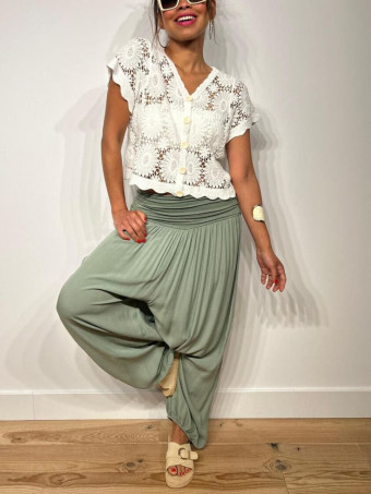 Pantalón Harem ALADDÍN Khaki HEVE