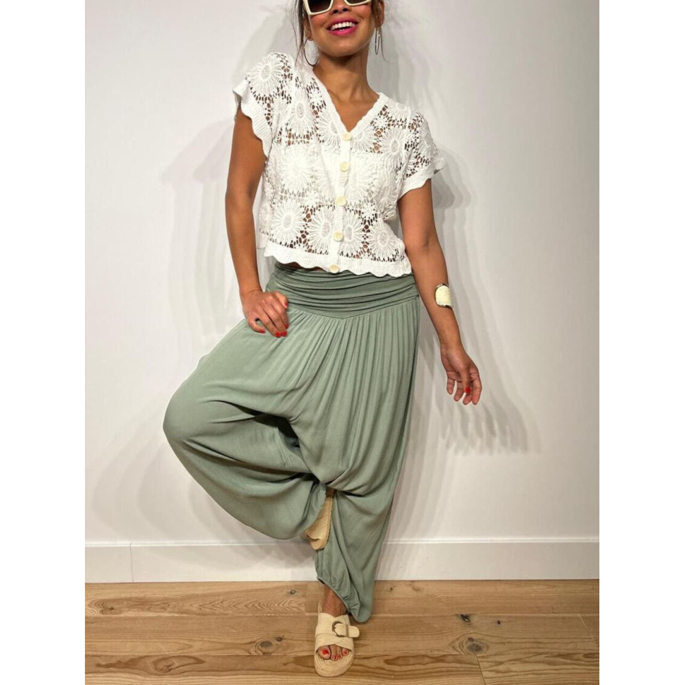 Pantalón Harem ALADDÍN Khaki HEVE
