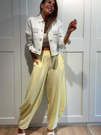 Pantalón Balloon MÄELLO Amarillo HEVE