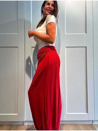 Pantalón Harem ALADDÍN Rojo HEVE