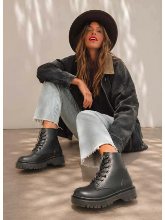 Bota Militar Suela Track NITTER Negro HEVE