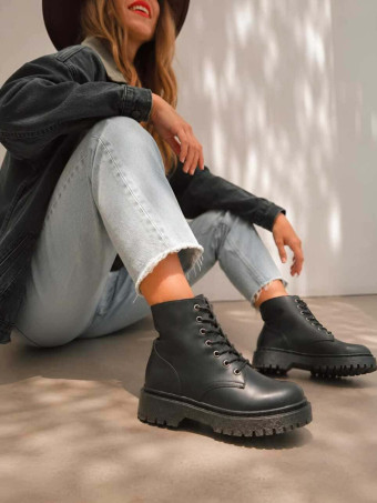 Bota Militar Suela Track NITTER Negro HEVE