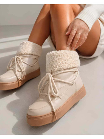 Bota Apre Ski Efecto Piel WINTRA Taupe HEVE