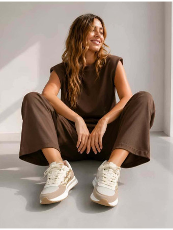 Deportiva Combinada Lentejuelas SPARKILL Oro HEVE