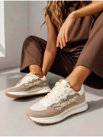 Deportiva Combinada Lentejuelas SPARKILL Oro HEVE