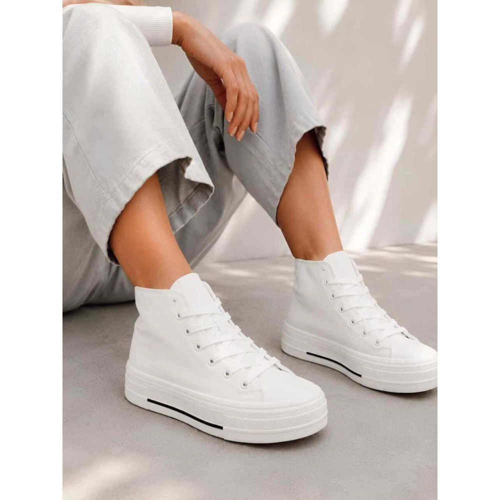 Sneaker Abotinada Plataforma HIGHMOOR Blanco HEVE