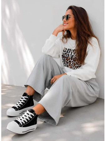 Sneaker Abotinada Plataforma HIGHMOOR Negro HEVE