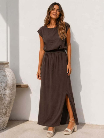 Conjunto Cuerpo y Falda VIONCE Marrón HEVE