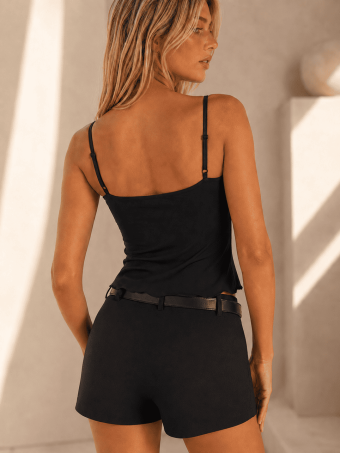 Top Corsetero Encaje VIVIENNE Negro HEVE