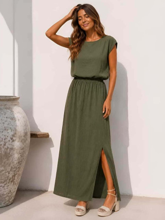 Conjunto Cuerpo y Falda VIONCE Verde Militar HEVE