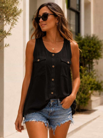 Cuerpo Botones SACHA Negro HEVE