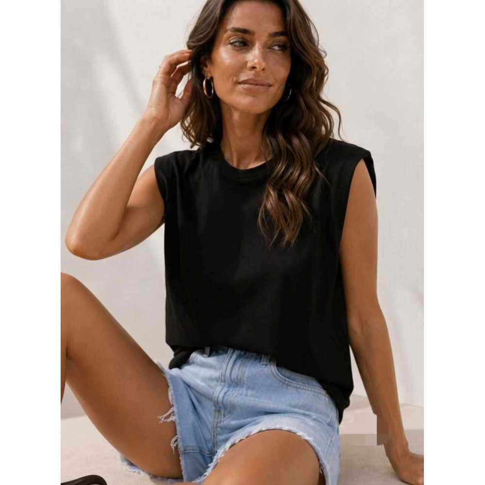 Camiseta Hombreras NOVALA Negro HEVE
