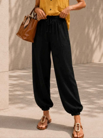 Pantalón Bombacho ZAYIRA Negro HEVE