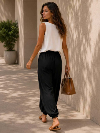 Pantalón Bombacho ZAYIRA Negro HEVE