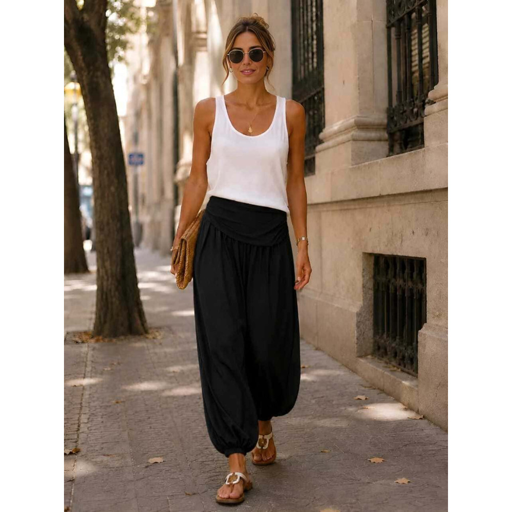 Pantalón Harem ALADDÍN Negro HEVE