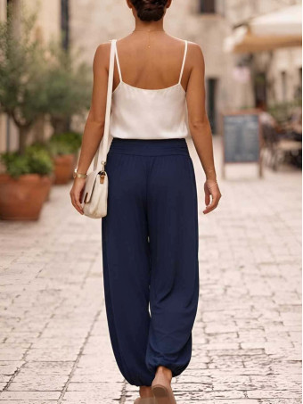 Pantalón Harem ALADDÍN Marino HEVE