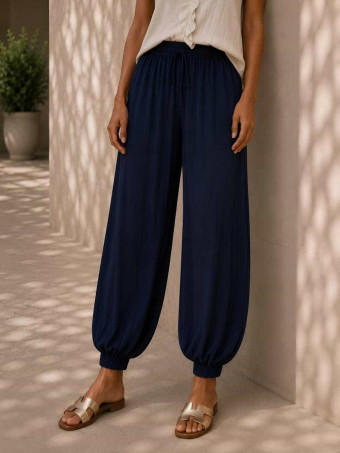 Pantalón Bombacho ZAYIRA Marino HEVE