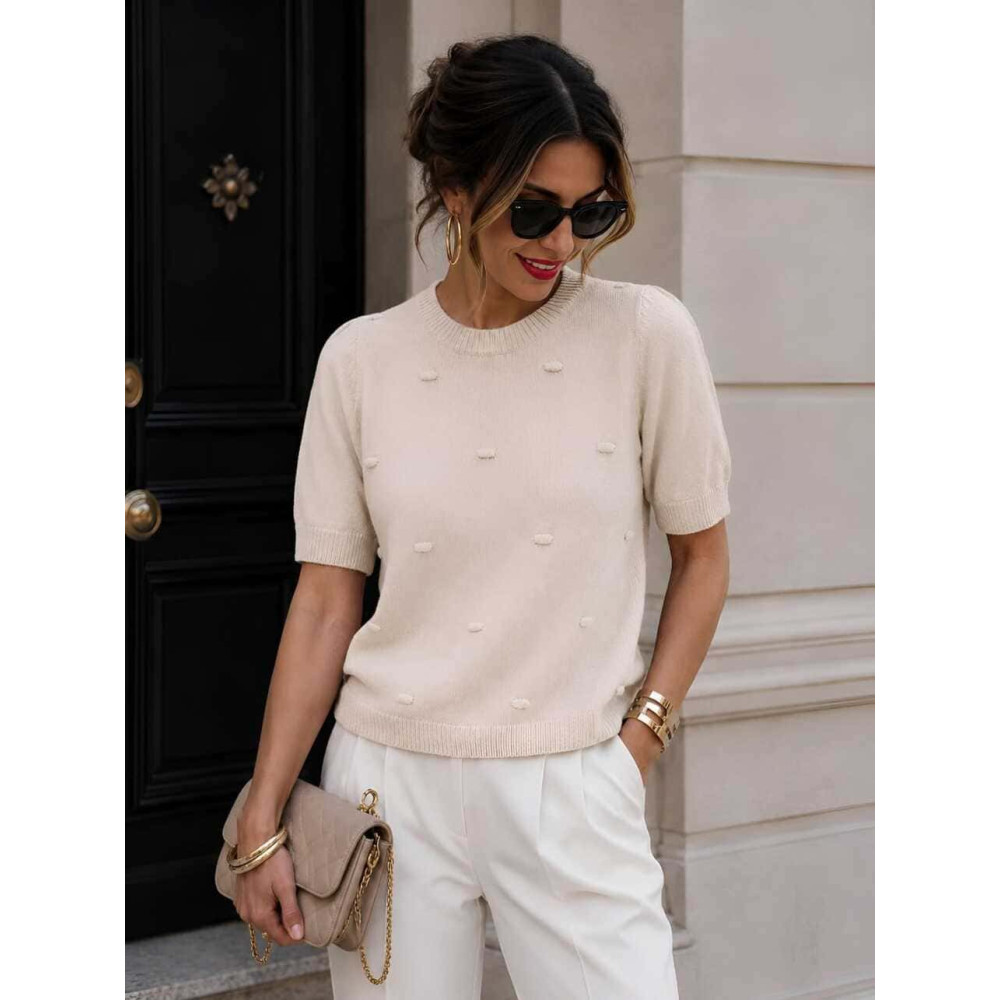 Punto Manga Corta NETTLE Beige HEVE