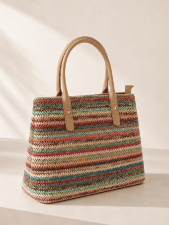 Bolso Tote Rafia VESNIA Milrayas HEVE