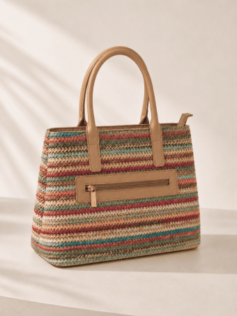 Bolso Tote Rafia VESNIA Milrayas HEVE