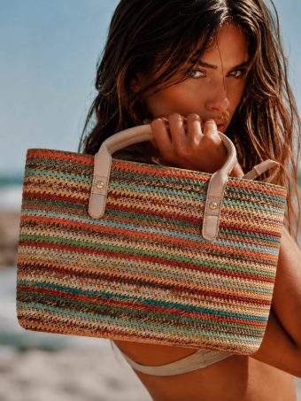Bolso Tote Rafia VESNIA Milrayas HEVE