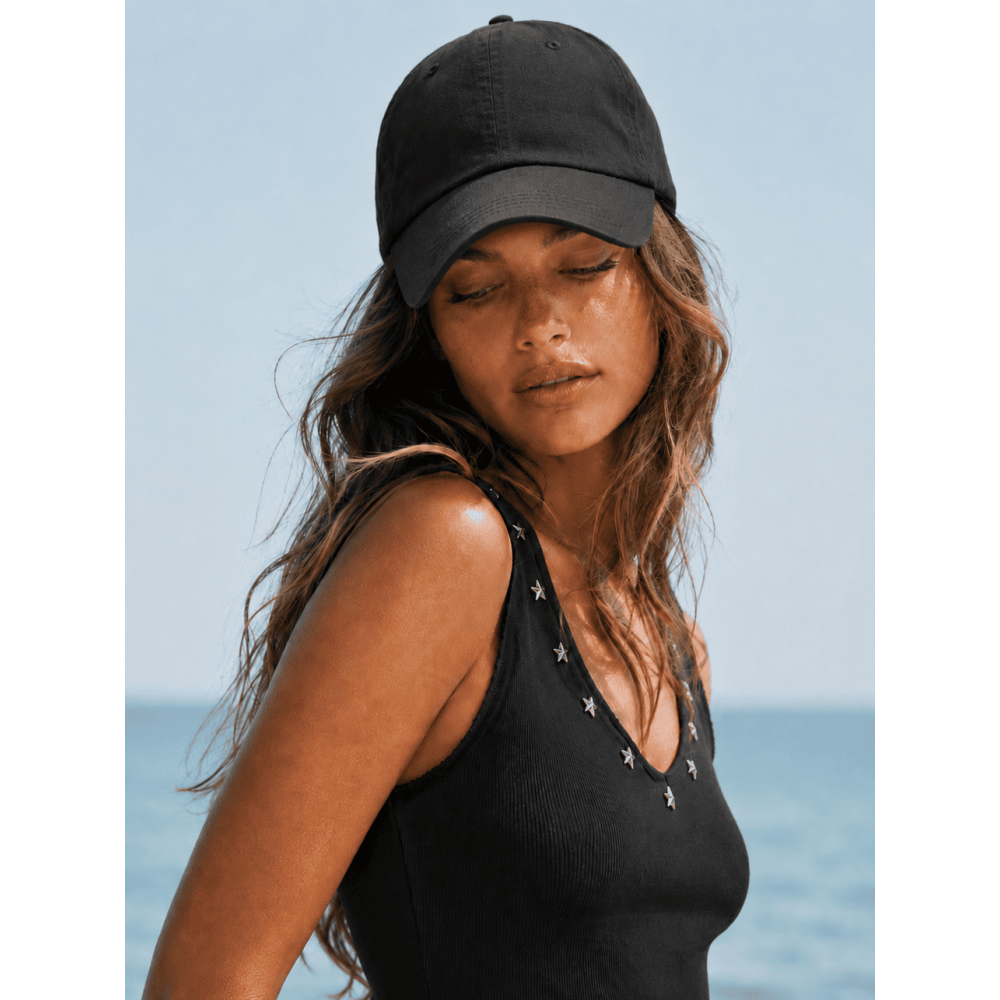 Gorra Algodón POOLE Negro HEVE