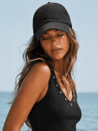 Gorra Algodón POOLE Negro HEVE